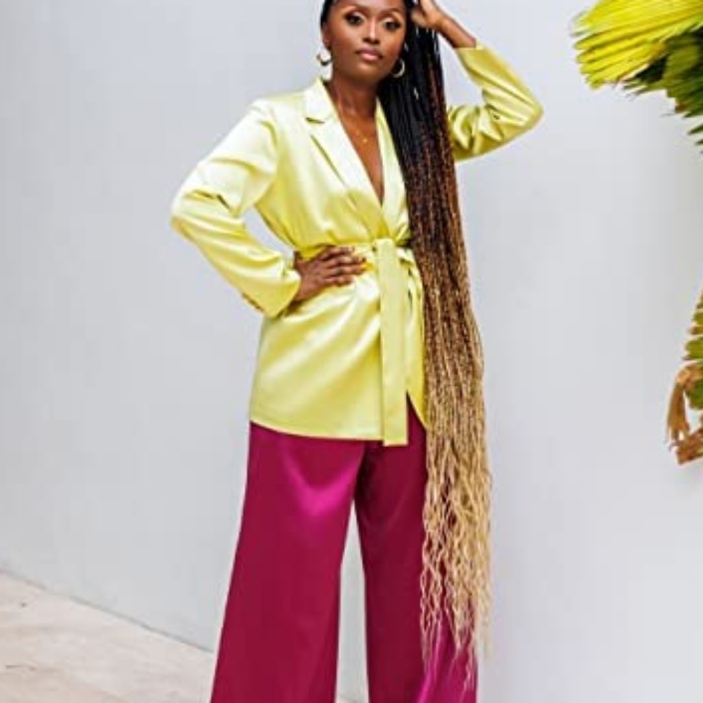 TenickaB x Amazon Drop Pale Green Blazer